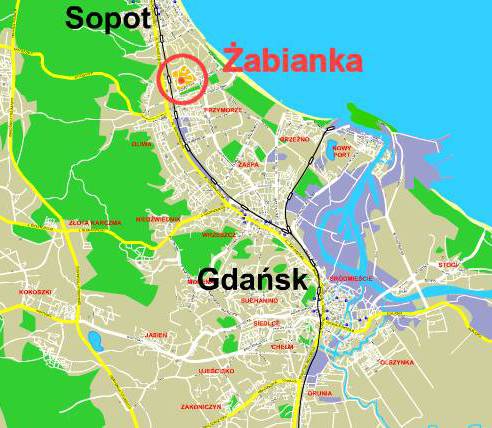波兰-格但斯克地图