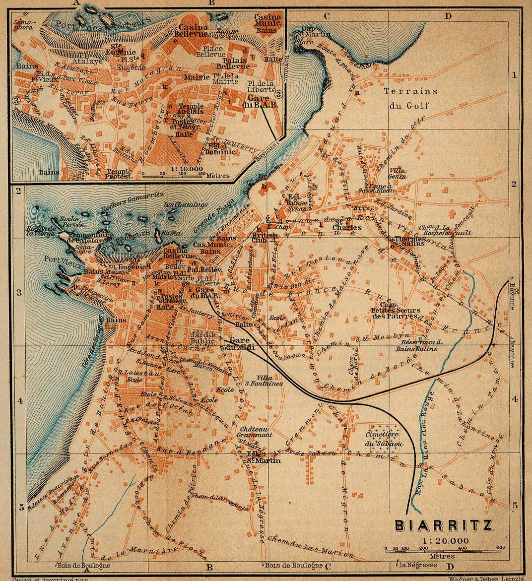 Biarritz地图