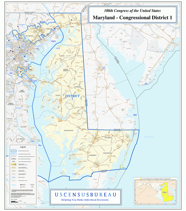 马里兰州地图,美国地图高清中文版